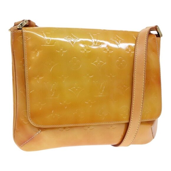 Louis Vuitton Handbags - LOUIS VUITTON Monogram Vernis Thompson Street Bag Beige M91301 LV Auth 89848